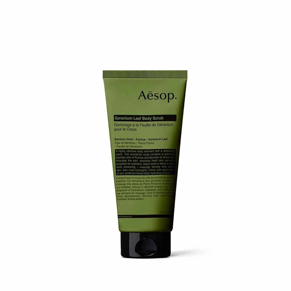 Aesop 天竺葵身體去角質露 $290/180ml Aesop 天竺葵身體去角質露 $290/180ml