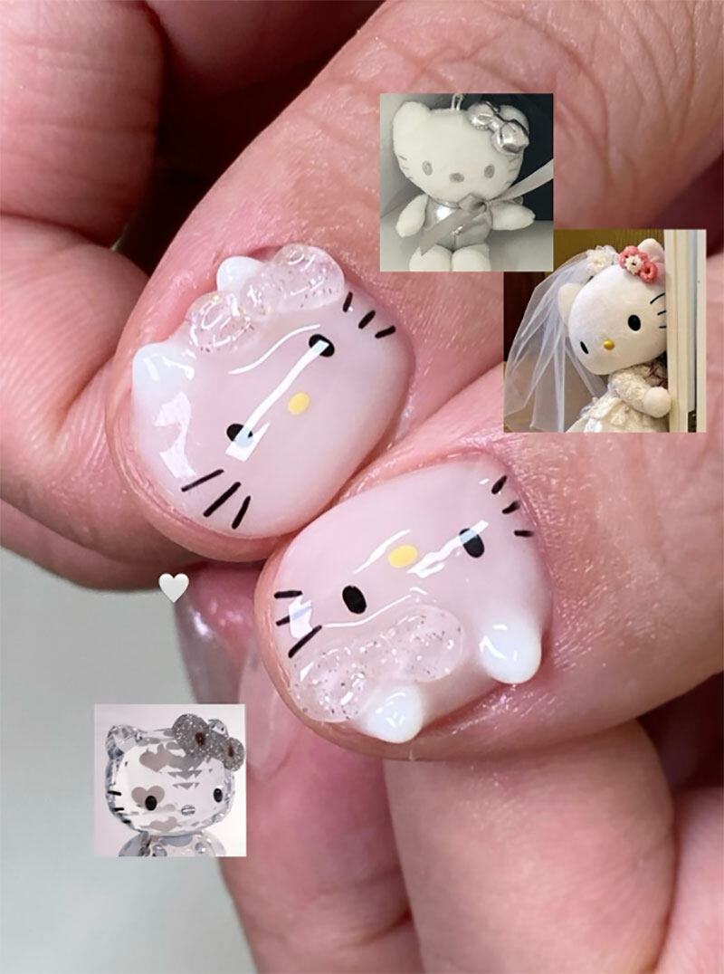 日韓爆紅立體HelloKitty美甲|洗版美甲款推薦:立體Kitty、曬黑Kitty、貓眼美甲、氣質法式款 日韓爆紅立體HelloKitty美甲|洗版美甲款推薦:立體Kitty、曬黑Kitty、貓眼美甲、氣質法式款