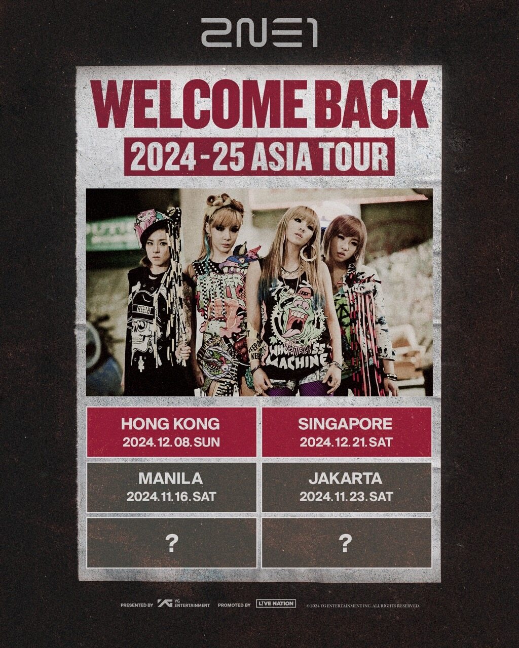 演唱會2024|10月至12月人氣concert統整:MIRROR 6周年見面會、2NE1回歸 演唱會2024|10月至12月人氣concert統整:MIRROR 6周年見面會、2NE1回歸