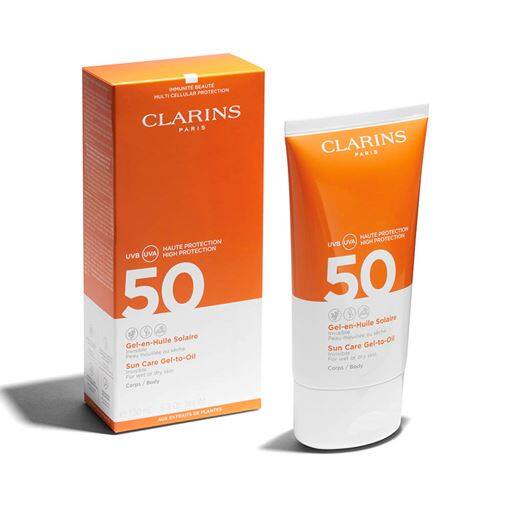 身體防曬推薦：Clarins 身體防曬霜 SPF50