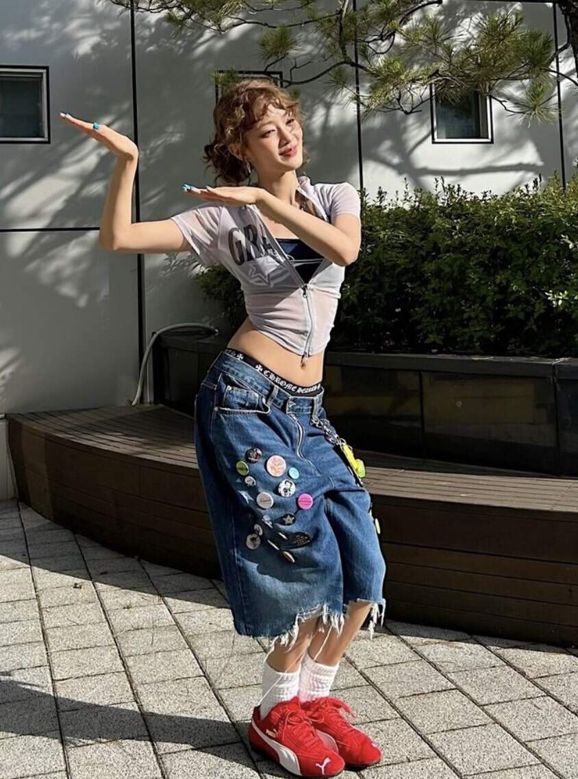 2024夏日必備五分牛仔褲！(G)I-DLE Minnie、Bella hadid、Hailey Bieber零失手穿搭示範＋必入推介