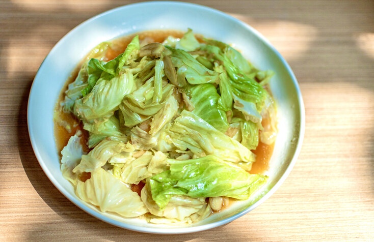 椰菜食譜：蒜蓉炒椰菜