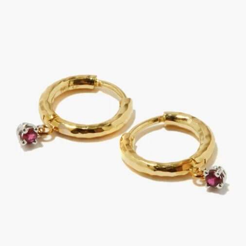 Octavia Elizabeth ruby earrings