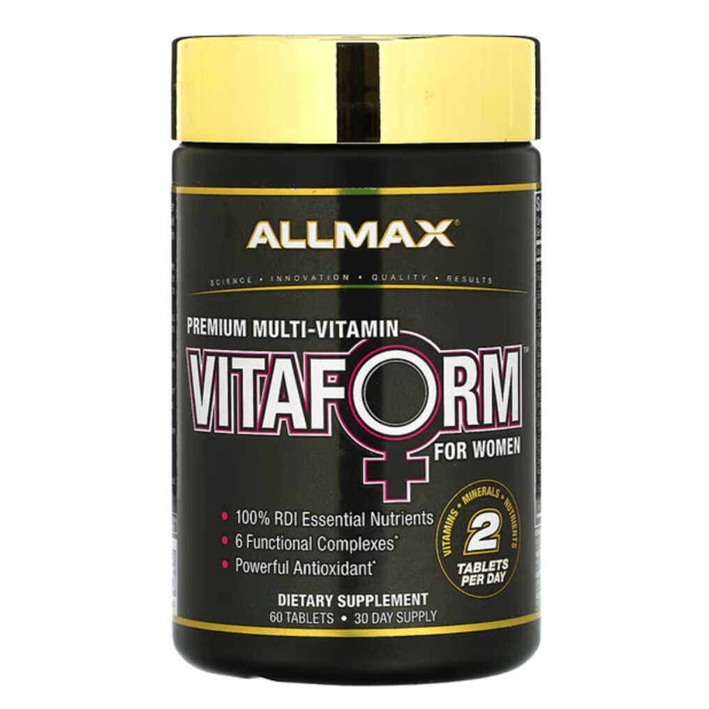 綜合維他命推薦：Allmax Vitaform 優質女性複合維他命
