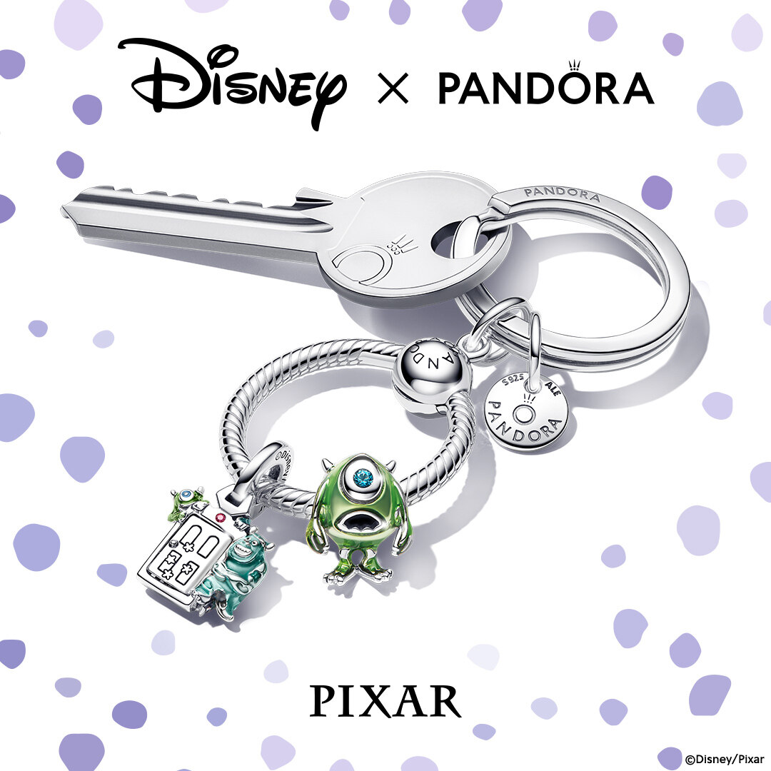 驚嚇專員召集📢 全新Pandora x Disney《怪獸公司》系列飾品 與毛毛、大眼仔一同打開友誼之門！