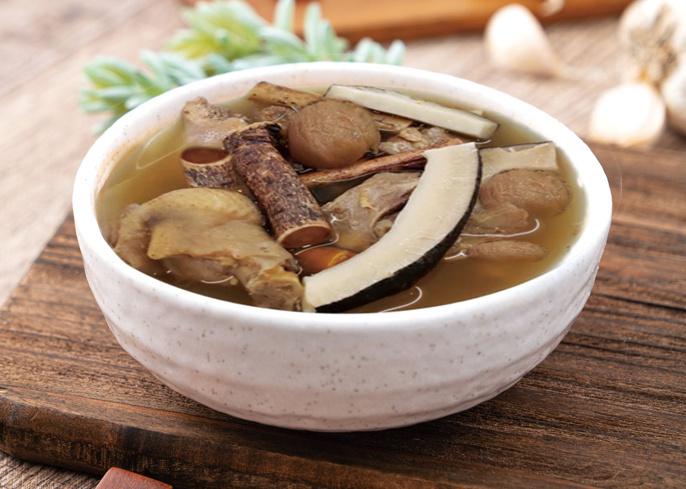 印度椰子湯食譜：五指毛桃印度椰子湯