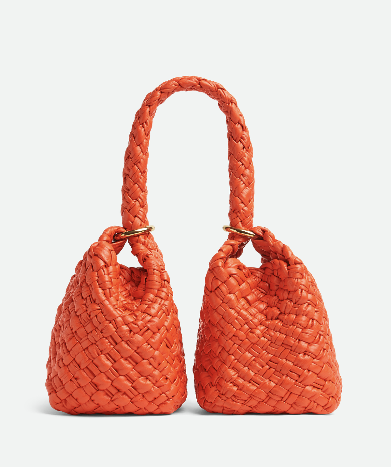 Bottega Veneta橙色Piero Piero 水桶袋