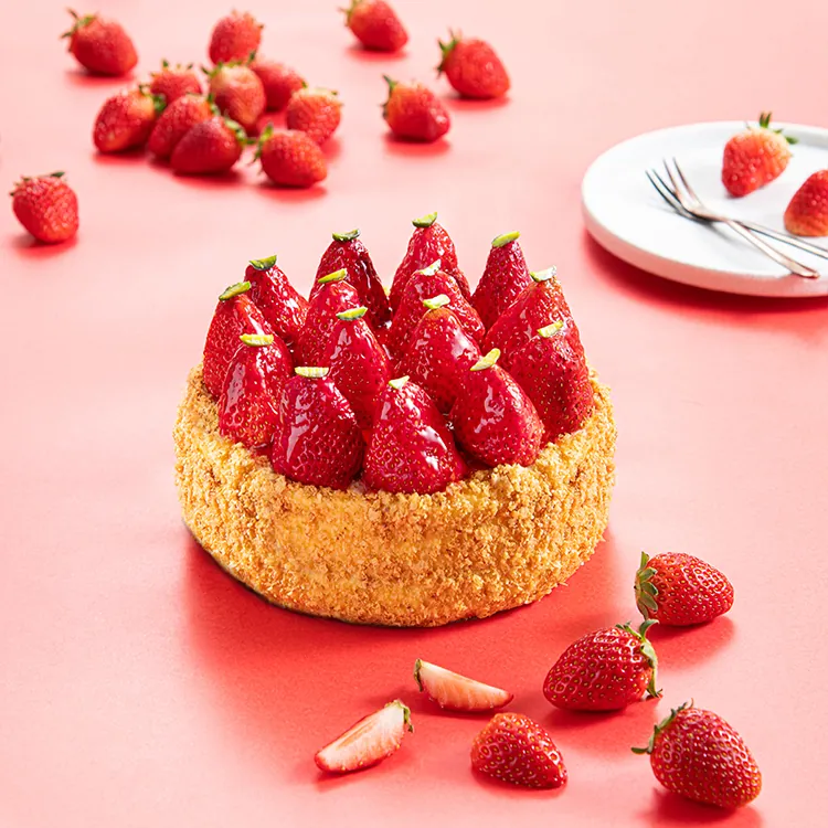 草莓拿破崙蛋糕