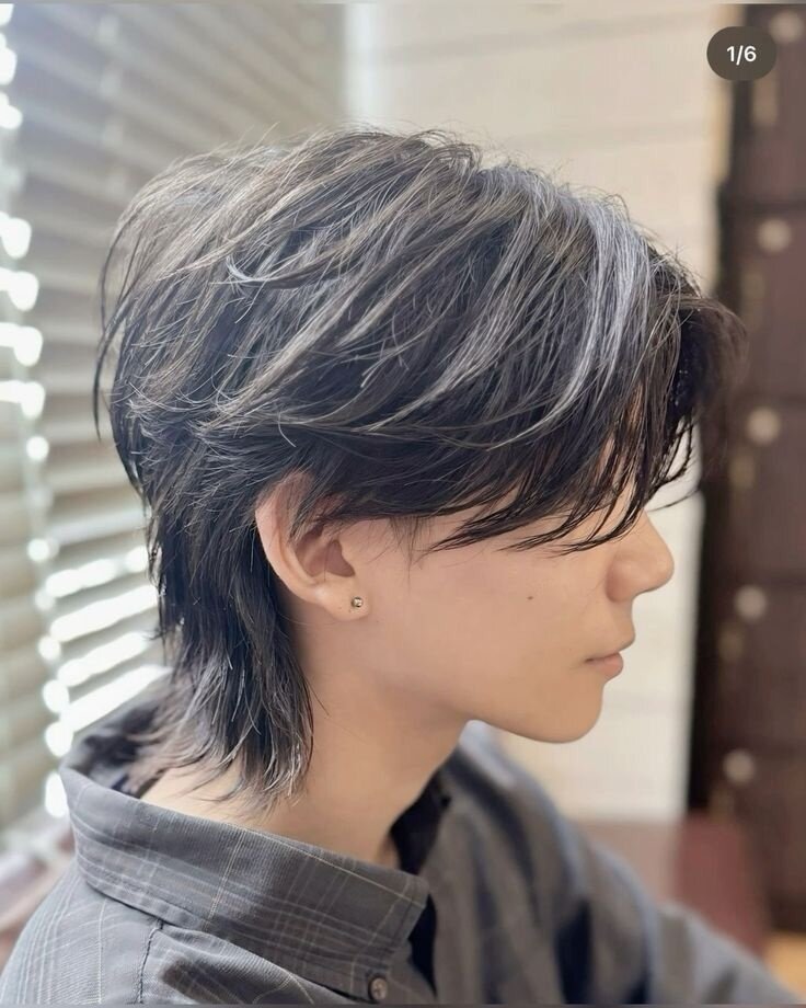 男士中長髮型推薦：漸層剪裁