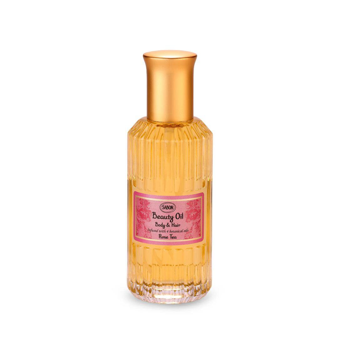 Body Oil 身體潤膚油推薦：Sabon 玫瑰花茶雙重修護亮肌美髮油