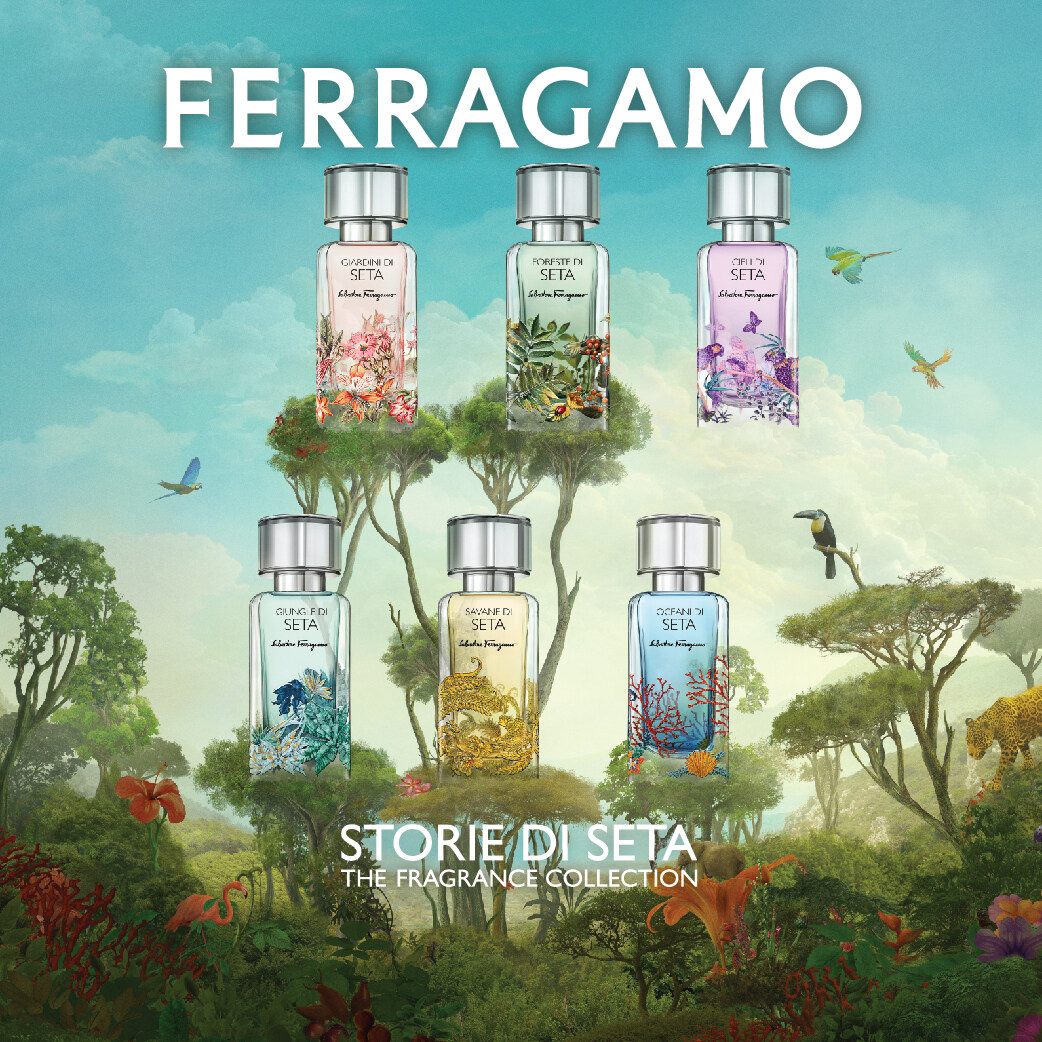 投入如「絲」如畫的夢幻境界！FERRAGAMO Storie di Seta絲之境香水系列新香水登場！