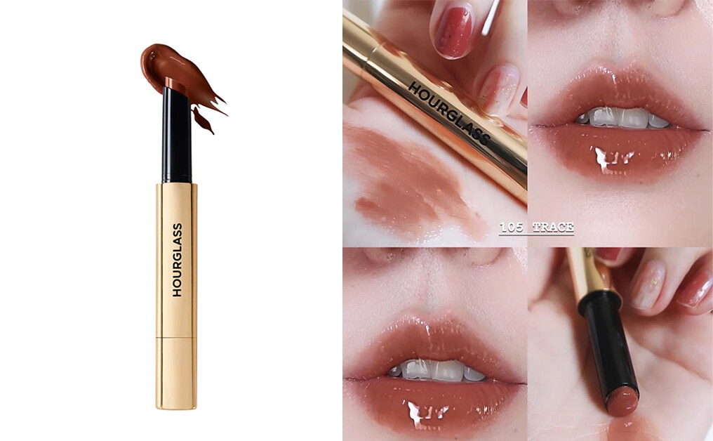 奶茶色唇膏：Hourglass 豐盈水漾唇膏 #Trace $310