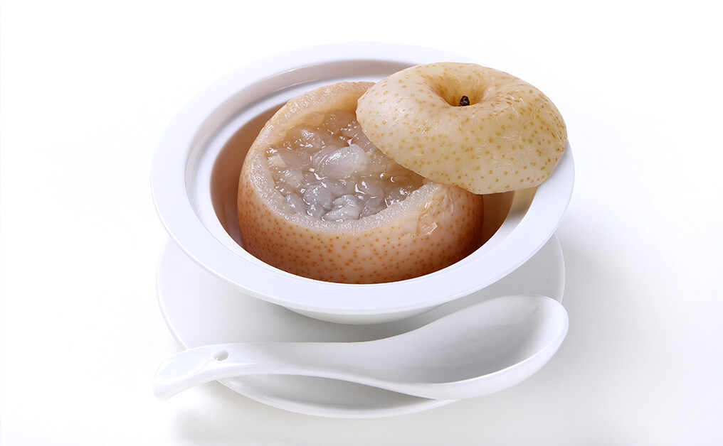 感冒湯水食療：川貝燉雪梨
