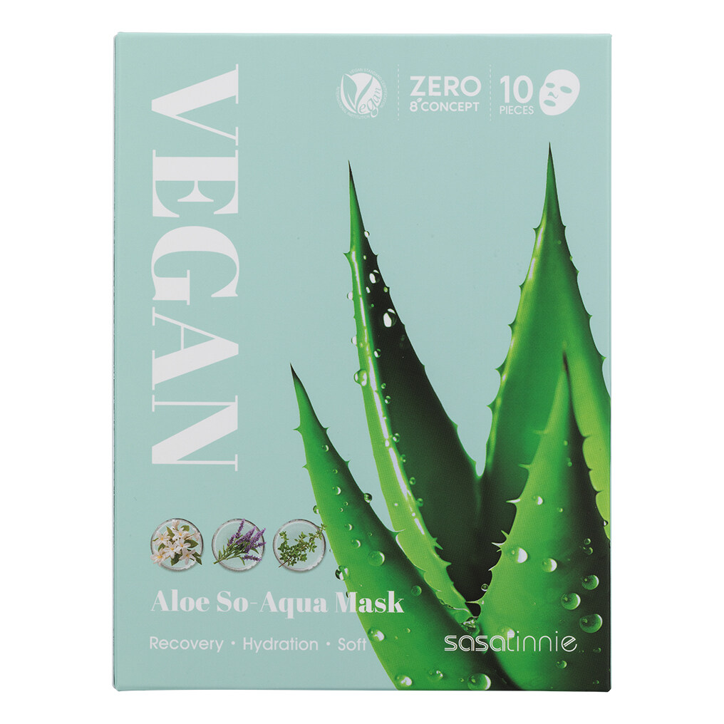 曬後護理產品推薦：sasatinnie 蘆薈修護保濕面膜