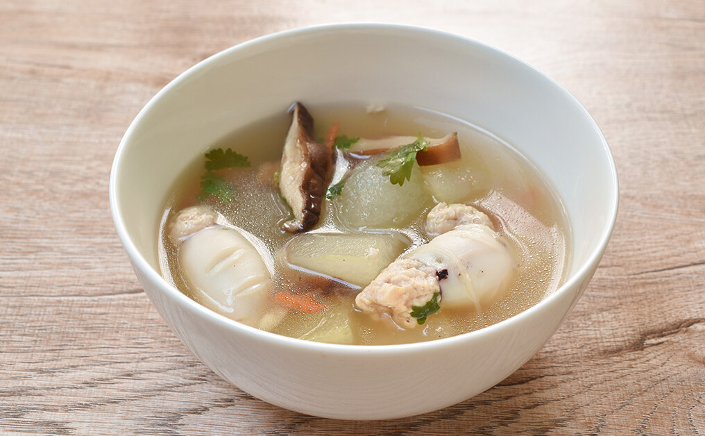 素湯食譜推介：三色冬瓜素湯・清熱消暑