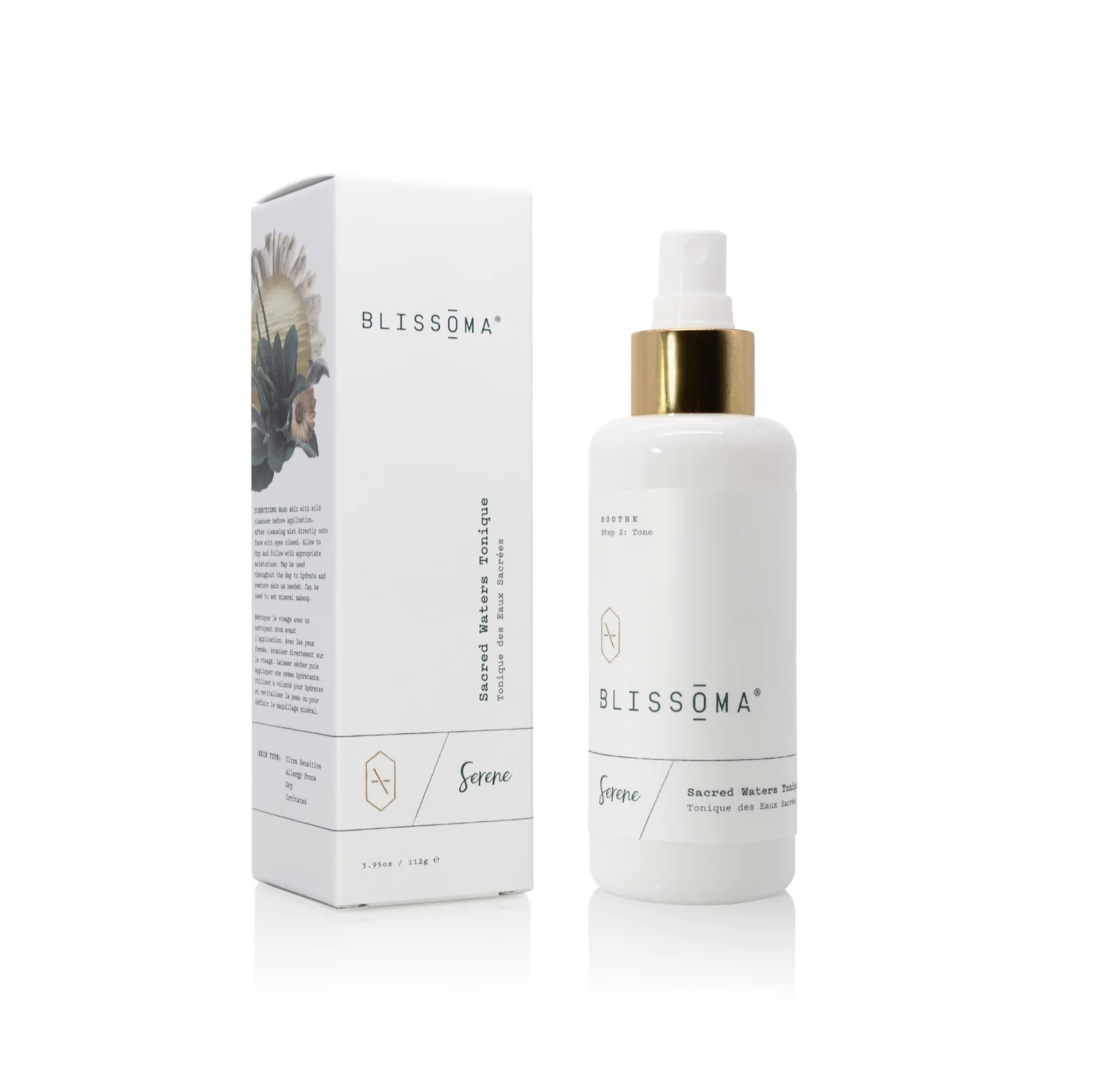 美國天然有機草本品牌Blissoma為各種敏感及粉刺暗瘡肌膚打造龍根淨肌液，含有7種天然植物萃取活性成分，100%天然成分，0酒精0油分，純新鮮草藥萃取，含有豐富植物營養素。