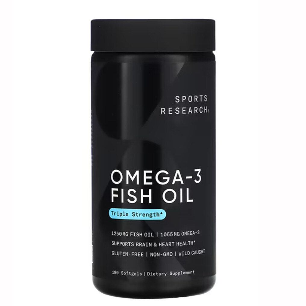 魚油丸推薦:Sports Research Omega-3 魚油 魚油丸推薦:Sports Research Omega-3 魚油