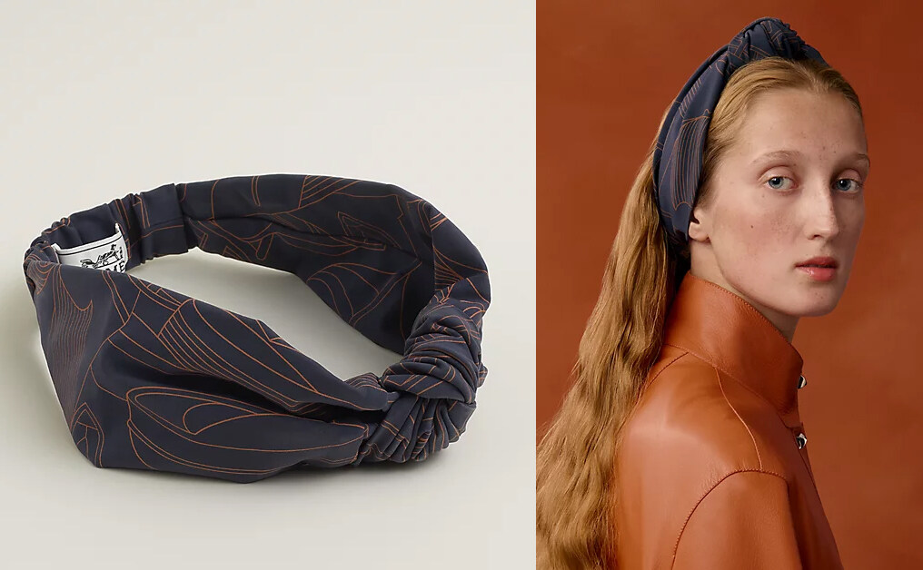 髮箍推薦：Hermès "Thalassa" Gabi headband
