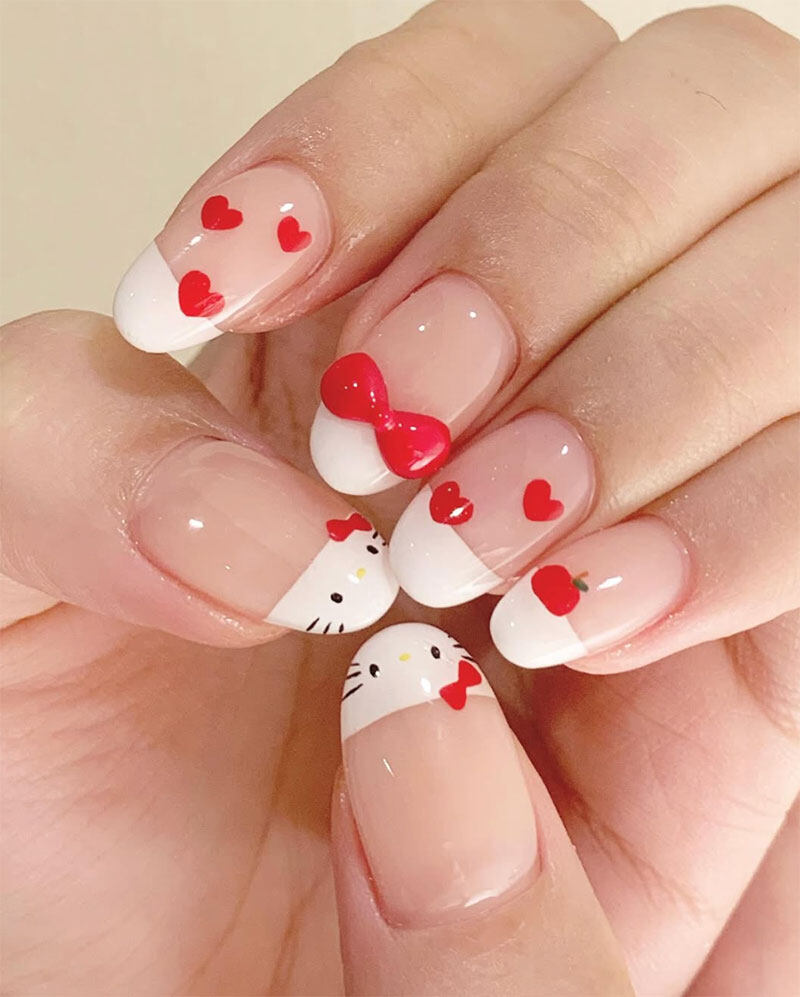日韓爆紅立體HelloKitty美甲|洗版美甲款推薦:立體Kitty、曬黑Kitty、貓眼美甲、氣質法式款 日韓爆紅立體HelloKitty美甲|洗版美甲款推薦:立體Kitty、曬黑Kitty、貓眼美甲、氣質法式款