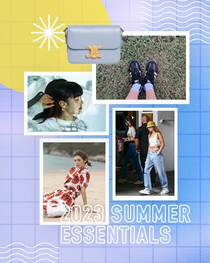 2023年夏季必備時尚單品！草編包、涼鞋、珍珠配飾、碎花裙，打造令人過目不忘的時裝造型💕
