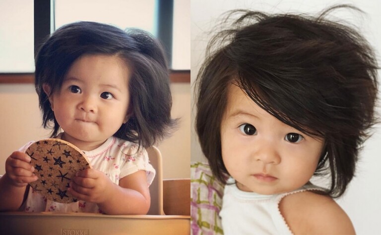1歲Baby Chanco當上美髮大使! 髮量驚人的她熱爆網絡！