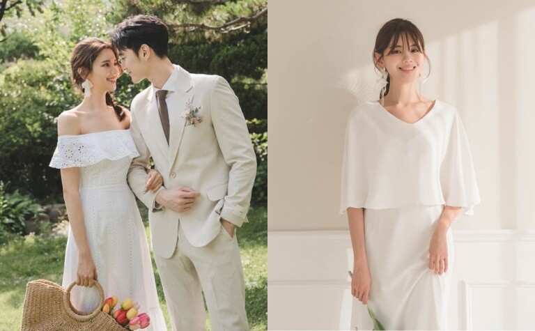 網購輕婚紗〡4間日韓台美婚紗網站品牌 打造簡約新娘造型