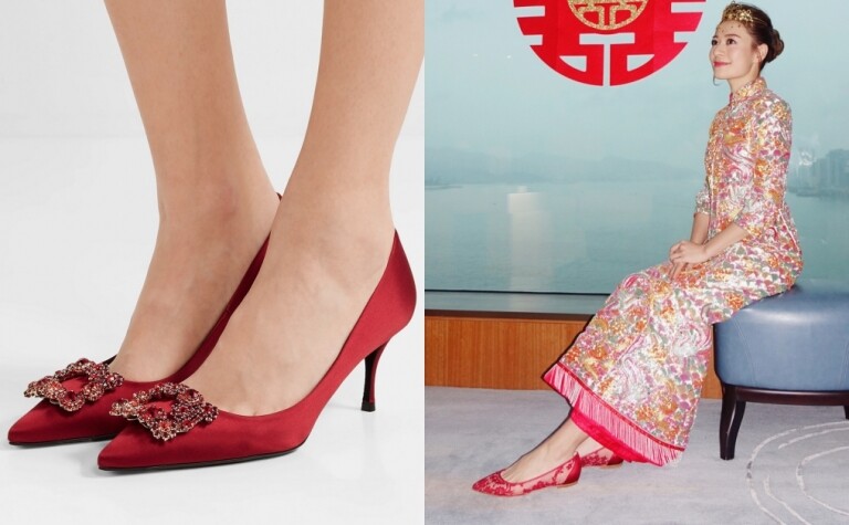 中式裙褂只能襯褂鞋? 推介10對時尚牌子紅鞋代替傳統褂鞋