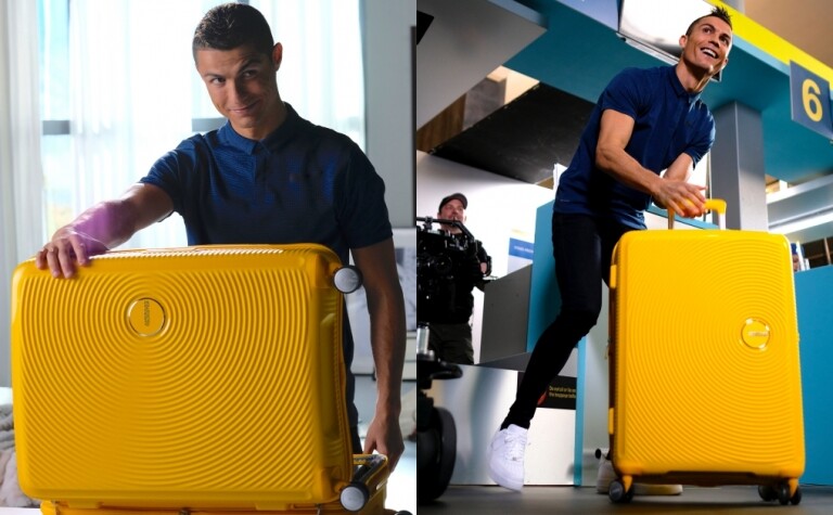 American Tourister, 美國旅行者,Cristiano Ronaldo,C朗,行李箱,旅行,旅遊