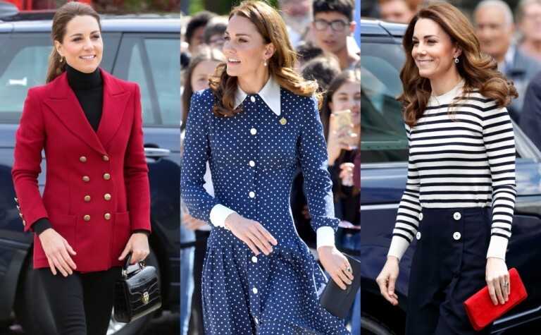 出了名節儉的Kate Middleton所佩戴的耳環款式都是入門級數，而手袋款式亦是一樣，小資女絕對能輕易入手！