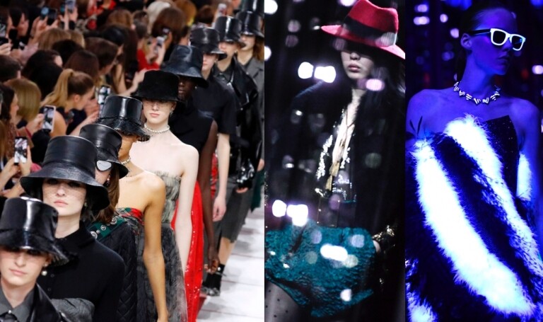 PFW秋冬時裝周：Dior化身英倫淑女、Saint Laurent上演螢光派對