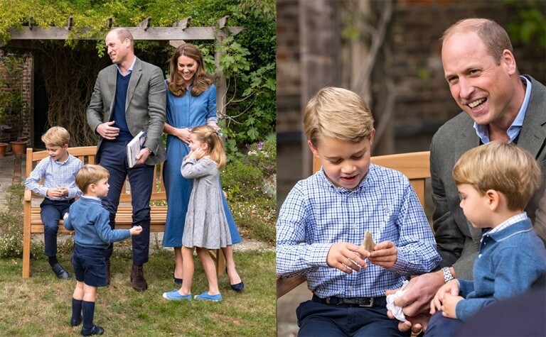 優雅在細節，喬治小王子的「皇家藍」打扮最搶眼！盤點英國皇室御用時尚品牌