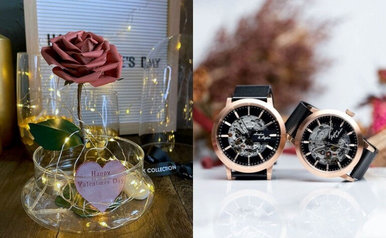 情人節DIY禮物2023｜10+手作送禮推介：情侶手錶、皮革玫瑰、香薰蠟燭⋯⋯