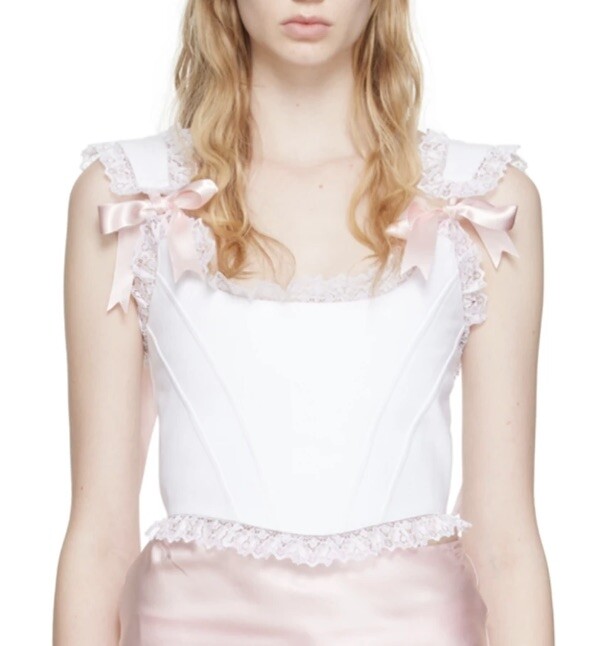 White Candy Corset Camisole White Candy Corset Camisole