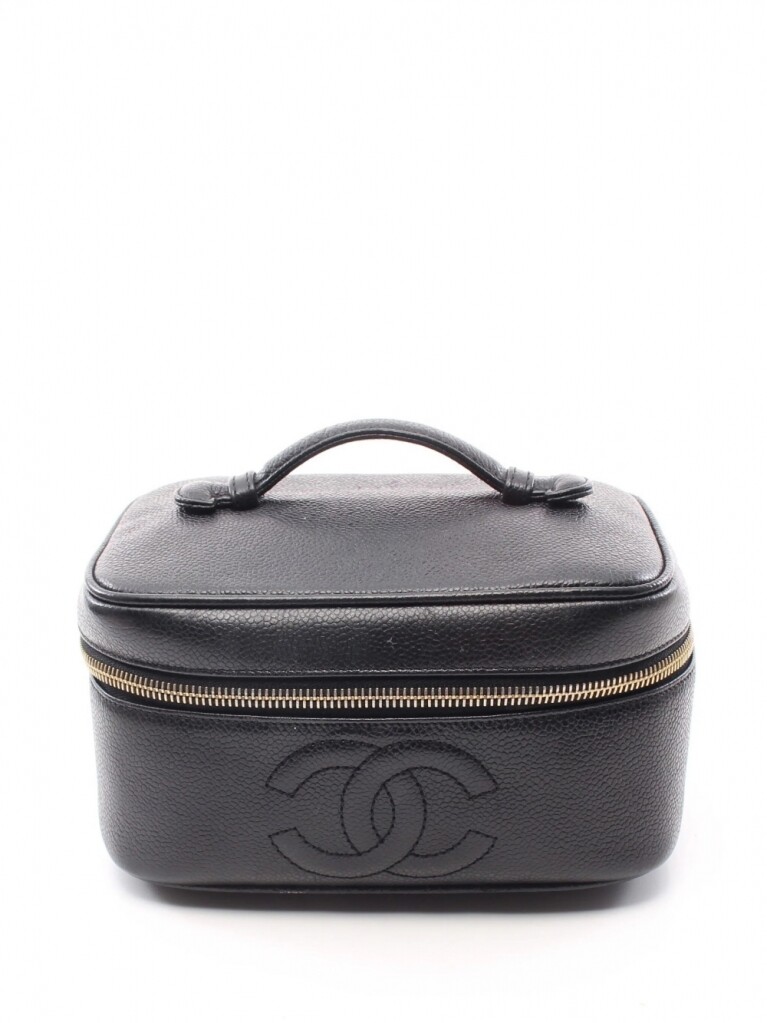 化妝袋推薦： Chanel Pre-Owned 1994-1996 CC Vanity Bag  $7,865