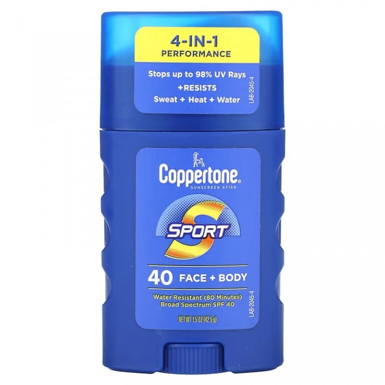 防曬棒推薦：Copperton 運動型抗曬棒 SPF40 $91.29/42.5g