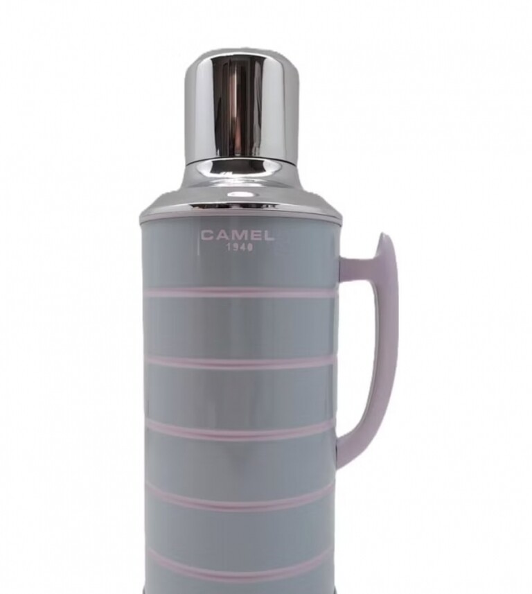 1.5L 玻璃膽真空保溫壺糖果色壺身 灰 1.5L 玻璃膽真空保溫壺糖果色壺身 灰