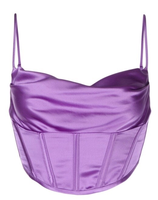corset-style crop top corset-style crop top