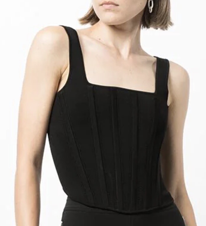Dion Lee pointelle corset top Dion Lee pointelle corset top