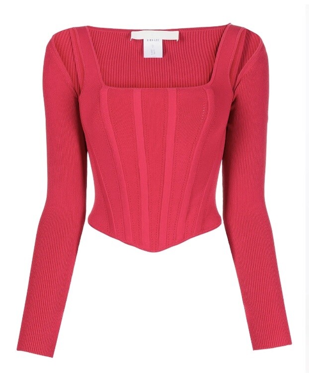 Dion Lee Pointelle corset top Dion Lee Pointelle corset top