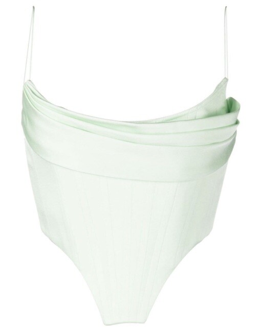 asymmetric draped corset asymmetric draped corset