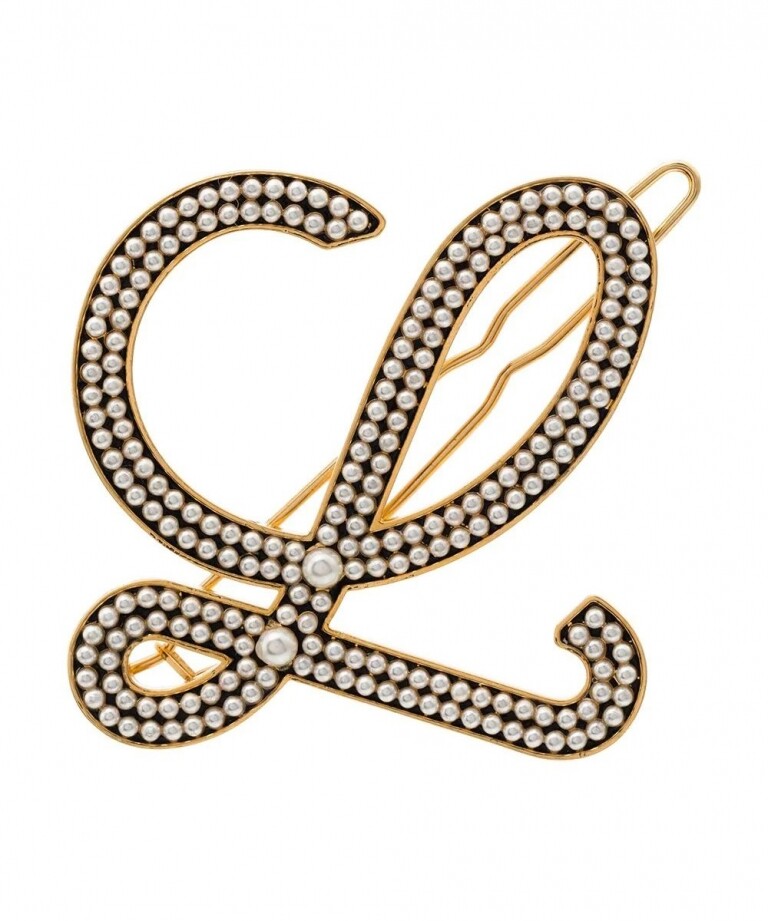 Loewe珍珠綴飾髮夾