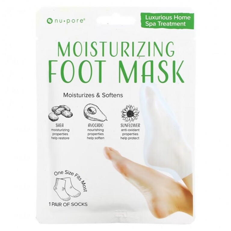 Nu-Pore Moisturizing Foot Mask
