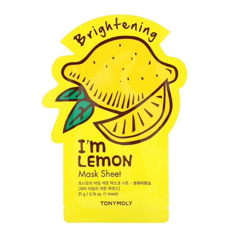 Tony Moly I'm Lemon亮膚面膜