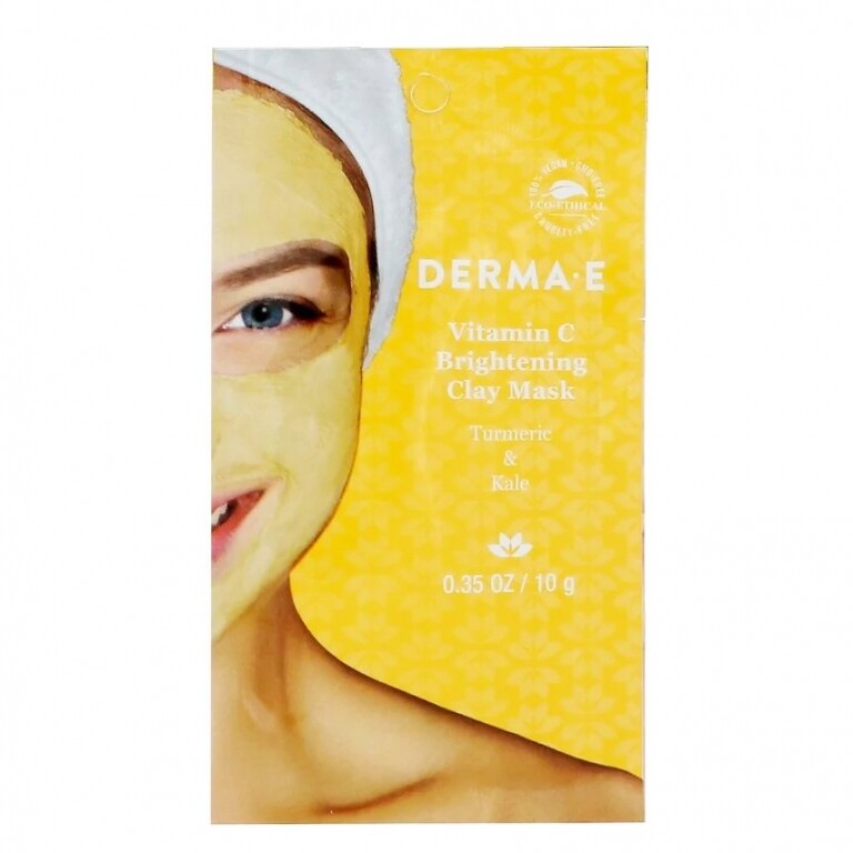 Derma E維他命C薑黃羽衣甘藍潔白面膜