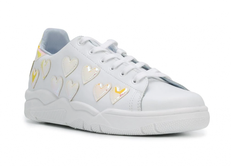 Chiara Ferragni heart-embellished low-top sneakers $1,672 https://fave.co/3hDGTrD