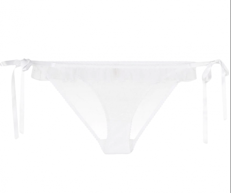 Tie side lace briefs