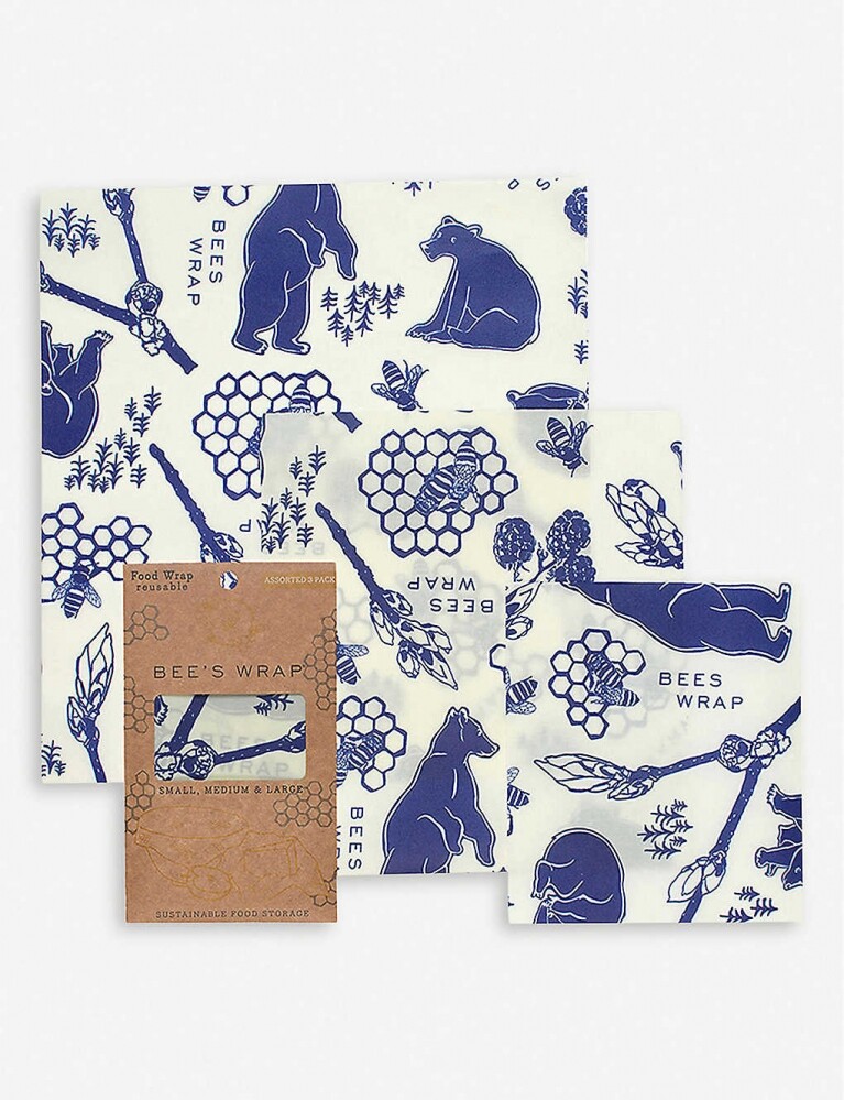 EDDINGTONS Beeswax Wrap Lunch Pack reusable bag set