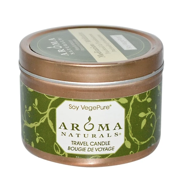 Aroma Naturals, Soy VegePure, Travel Candle, Meditation, Patchouli & Frankincense, 2.8 oz (79.38 g) Aroma Naturals, Soy VegePure, Travel Candle, Meditation, Patchouli & Frankincense, 2.8 oz (79.38 g)
