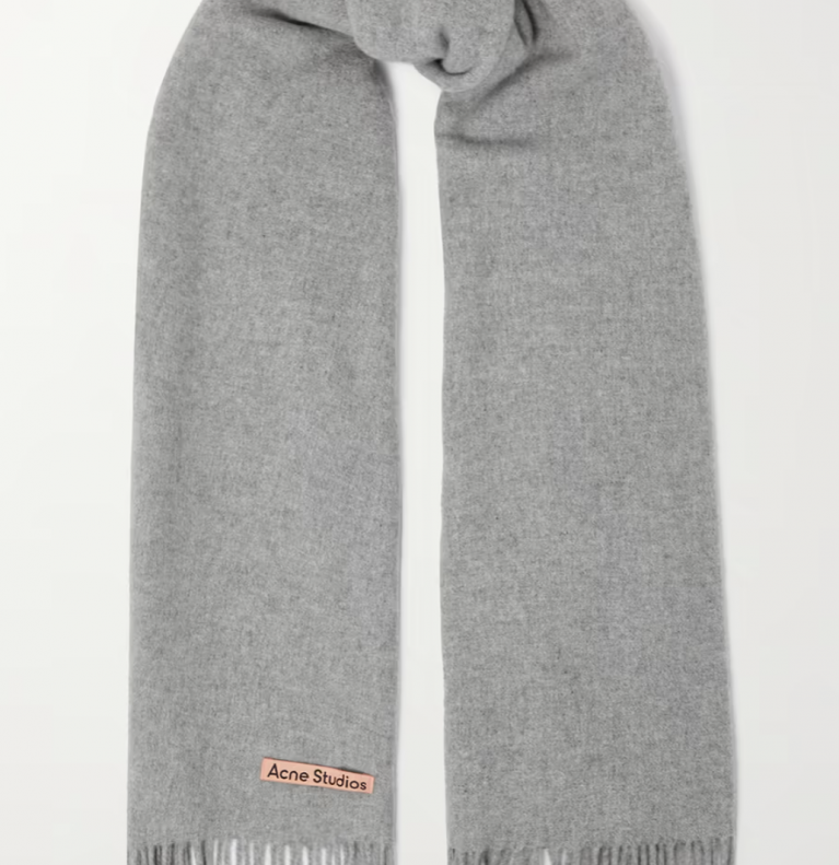 ACNE STUDIOS Canada fringed wool scarf ACNE STUDIOS Canada fringed wool scarf