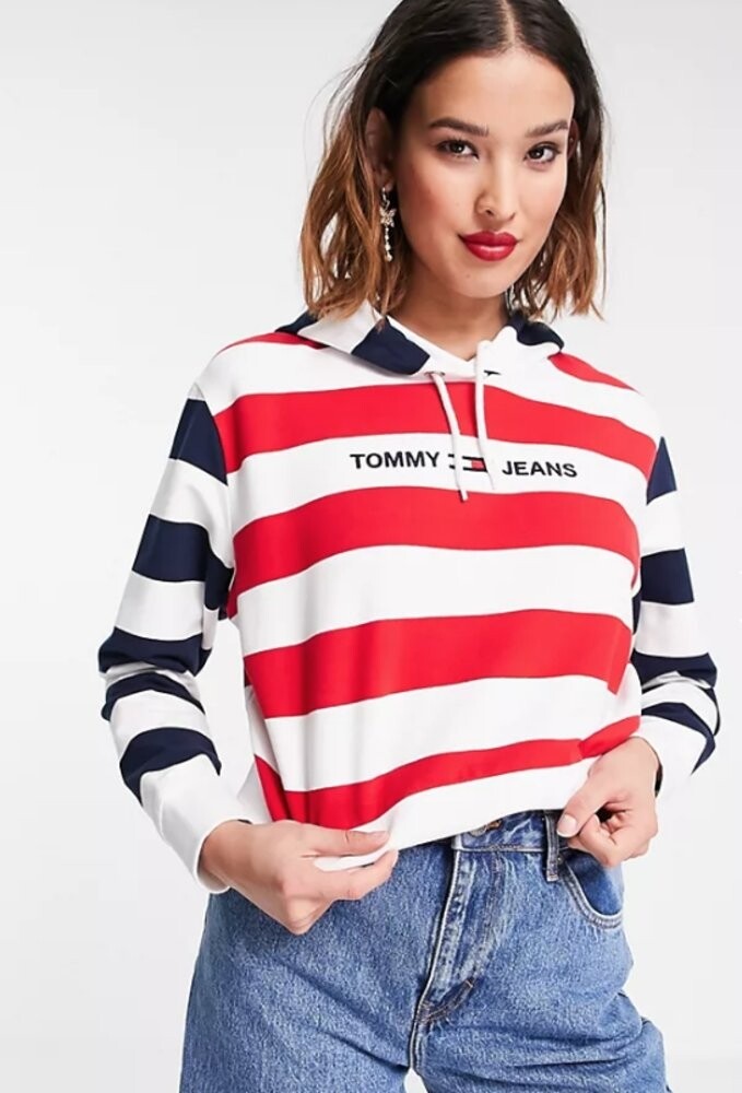 Tommy Jean 間條短版衛衣 $899 Tommy Jean 間條短版衛衣 $899